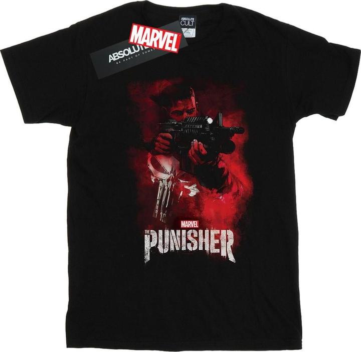 Image du produit - T-shirt THE PUNISHER TV SERIES RED SMOKE - Homme (4XL)