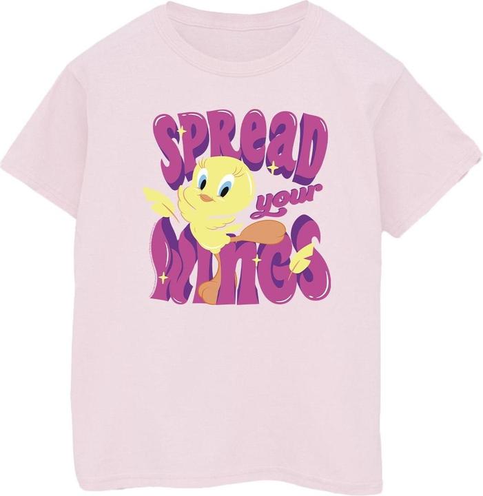 Actual product image Looney Tunes Womens/Ladies Tweeday Spread Your Wings Cotton Boyfriend T-Shirt (XL)