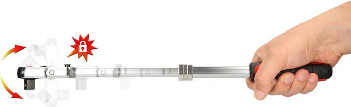 Productafbeelding KS Tools Teleskop-Gelenk-Umschaltknarre (1/2")