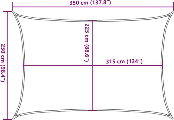 Actual product image VidaXL Alethea (250 x 350 cm)