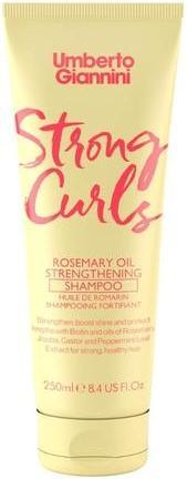 Produktbild Umberto Giannini Strong Curls Rosemary Oil Strengthening Shampoo for Curly Hair (Flüssiges Shampoo)