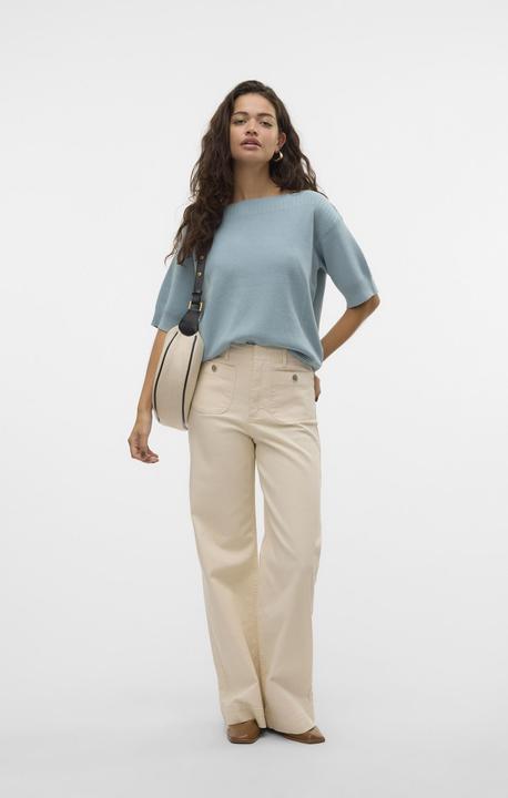 Actual product image Vero Moda VMKAYLA Hohe Taille Weiter Beinschnitt Jeans Weit geschnitten (W26/L32)
