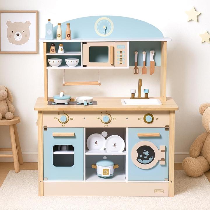 Actual product image Robud Wooden Play Kitchen Set
