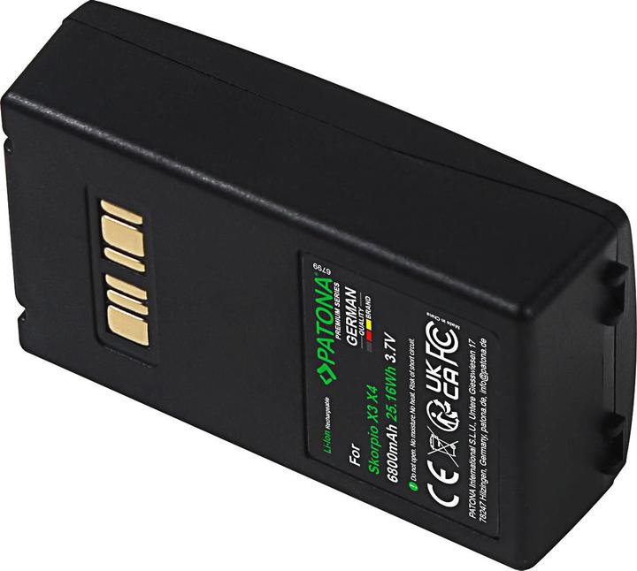 Actual product image Patona Premium Akku für Datalogic Skorpio X3 BT-0015 BT-0016