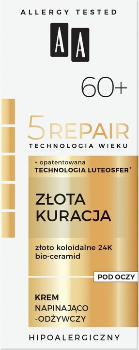 Immagine prodotto Oceanic Aa - Tecnologia Age 5Repair 60+ Crema rassodante e nutriente per gli occhi (Crema per la cura degli occhi, 15 ml, Giorno)