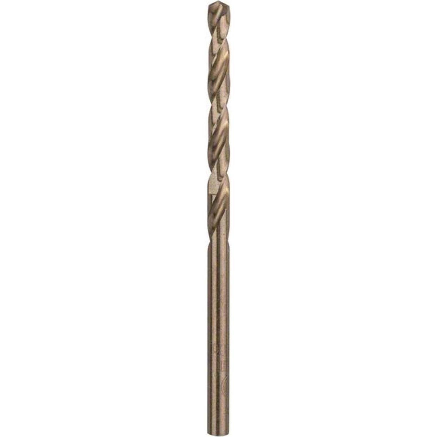 Bosch Professional Zubehör, Bohrereinsatz, Metallbohrer HSS-Co, DIN 338, 4 x 43 x 75 mm, 1er-Pack (4 mm)