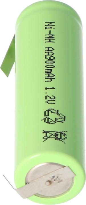 Actual product image AccuCell Akku Flat Top Mignon AA mit Lötfahne in U-Form (Device specific)