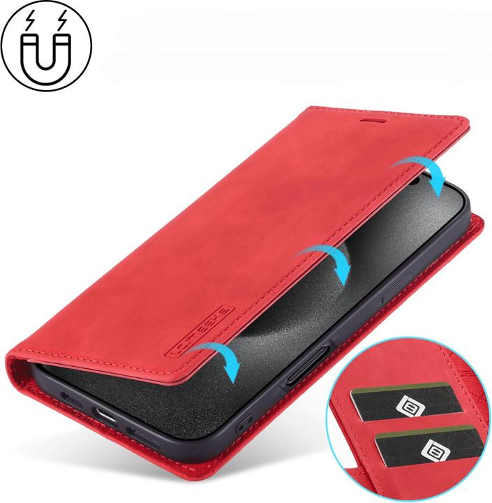 Produktbild LC.Imeeke iPhone 16 Pro Max - Flip Case Vintage (Apple iPhone 16 Pro Max)