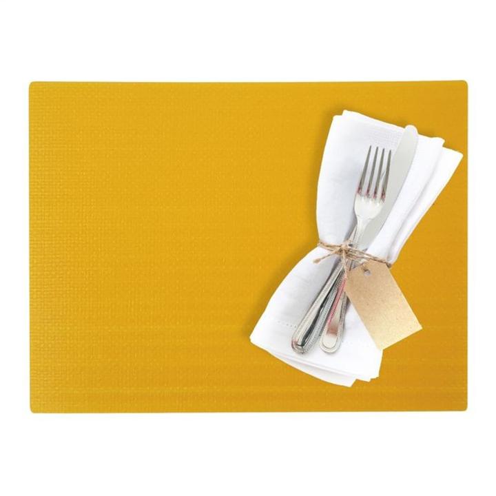 Actual product image Westmark PP placemat "Coolorista", square, sunny yellow, 45x32.5 cm