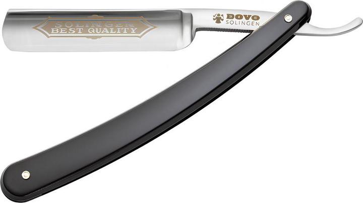Actual product image Dovo Best Quality Straight Razor - Carbon Steel Straight Razor - 5/8 Inch - Round Head - Full Hollow