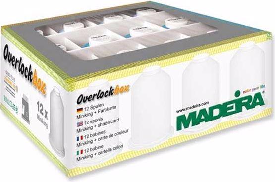 Actual product image Madeira OverlockBox Miniking 12 bobbins