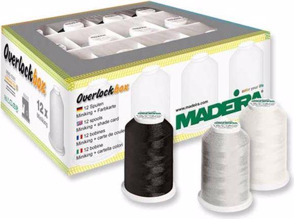 Actual product image Madeira OverlockBox Miniking 12 bobbins