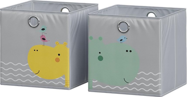 Gris (Ours & Hippopotame)