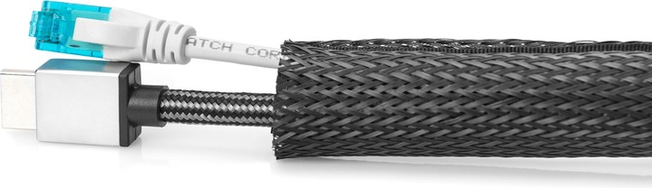 Actual product image Digitus Flexible Cable Tube with Hook and Loop Fastener (Cable conduit, 200 cm)