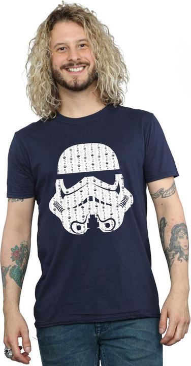 Image du produit Star Wars - T-shirt CHRISTMAS STORMTROOPER HELMET - Homme (S)