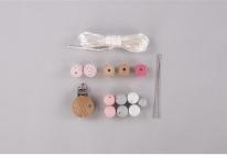 Image du produit Rayher Kit de bricolage: chaîne de tétine, rose, rosé
