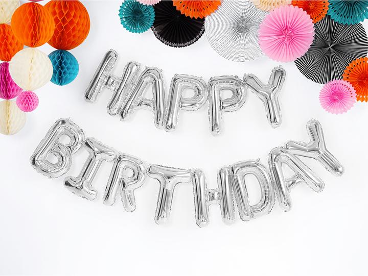 Actual product image TOP Balloon set silver (1x)