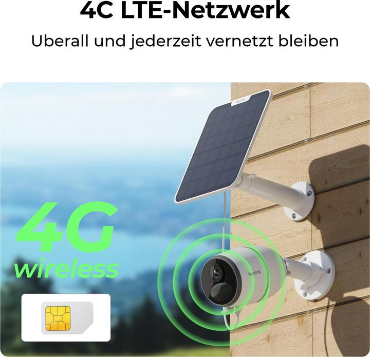 Produktbild Reolink Go Series G330 + Solar Panel 2-W (2560 x 1440 Pixels)
