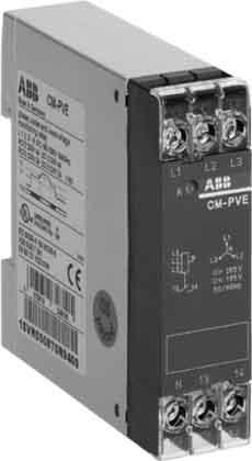 Actual product image ABB Phase monitor PVE,neutral wire