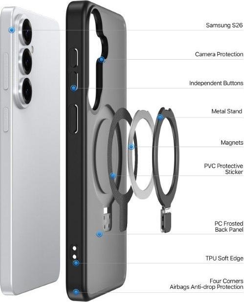 Produktbild Dux Ducis Yind MagSafe Series Hardcase Hülle (Samsung Galaxy S26)