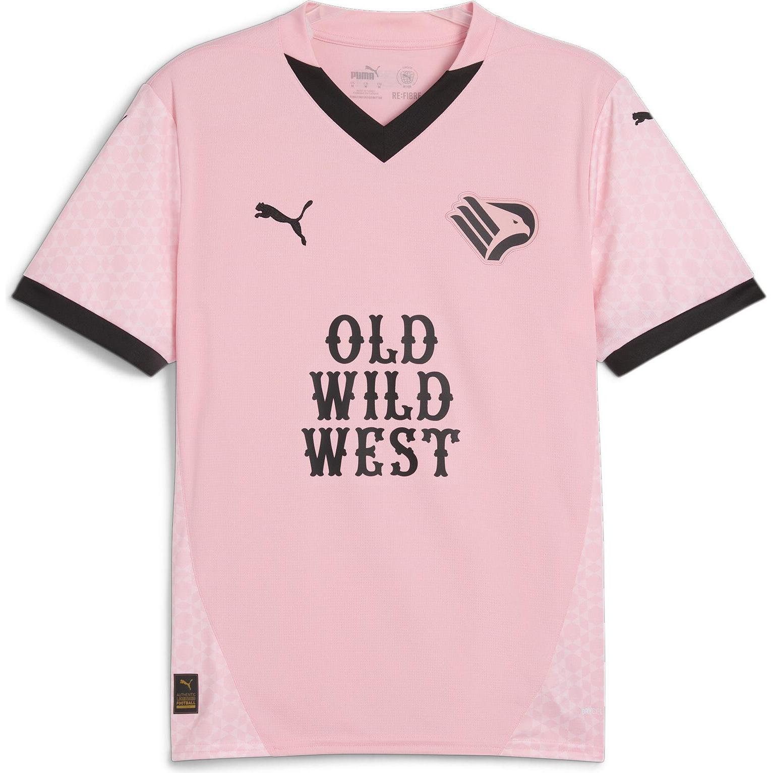 Puma, Herren, Sportshirt, Palermo Home Jersey Replica (M), Rosa, M