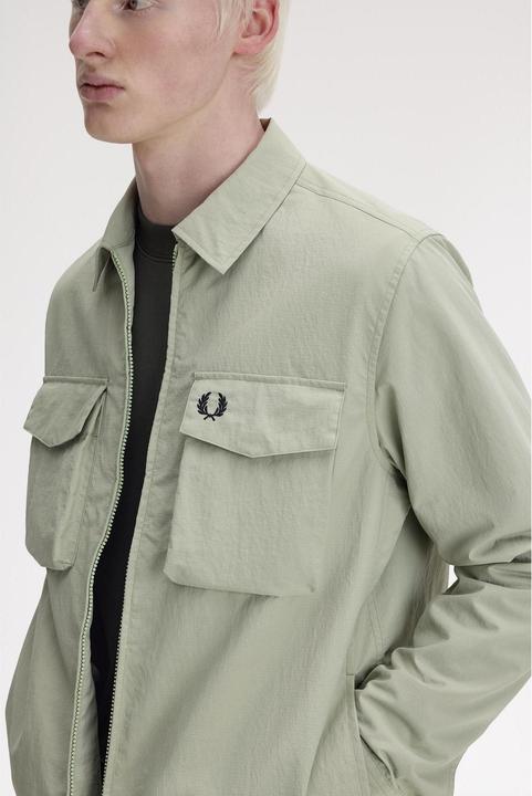 Actual product image Fred Perry Utility overshirt in ripstop (S)