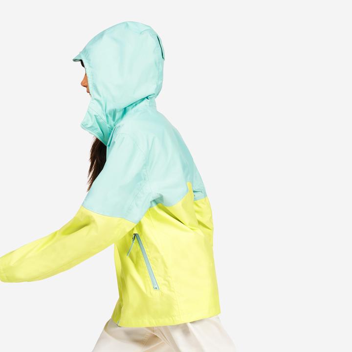Image du produit Tribord Veste de voile imperméable Enfant - veste de pluie Sailing 100 bleu jaune citron (140)