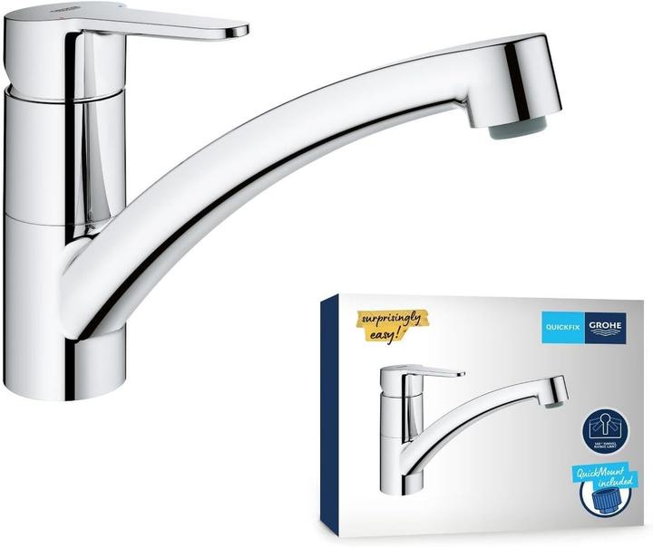 Produktbild Grohe Kchenarmatur mit Einhebelmischer Start Eco chrom glnzend 31685000