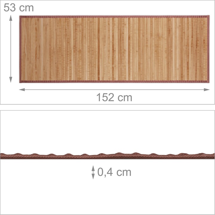 Actual product image Relaxdays Bath Mat cm (53 x 152 cm)