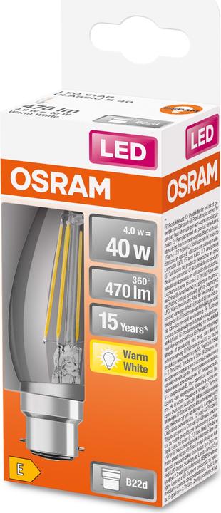Image du produit Osram Led Retrofit Classic B (B22d, 470 lm, 6 x)