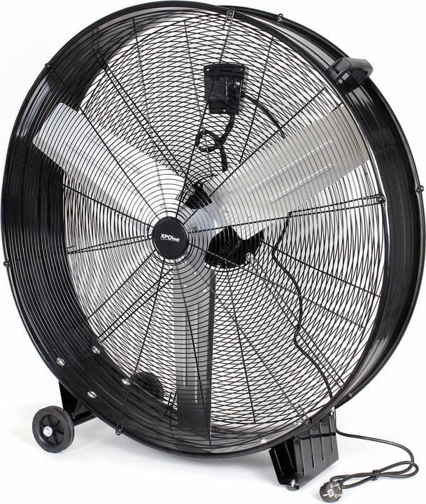 Produktbild Wiltec Trommelventilator Ø90cm 360W Bodenventilator Standventilator Luftkühler