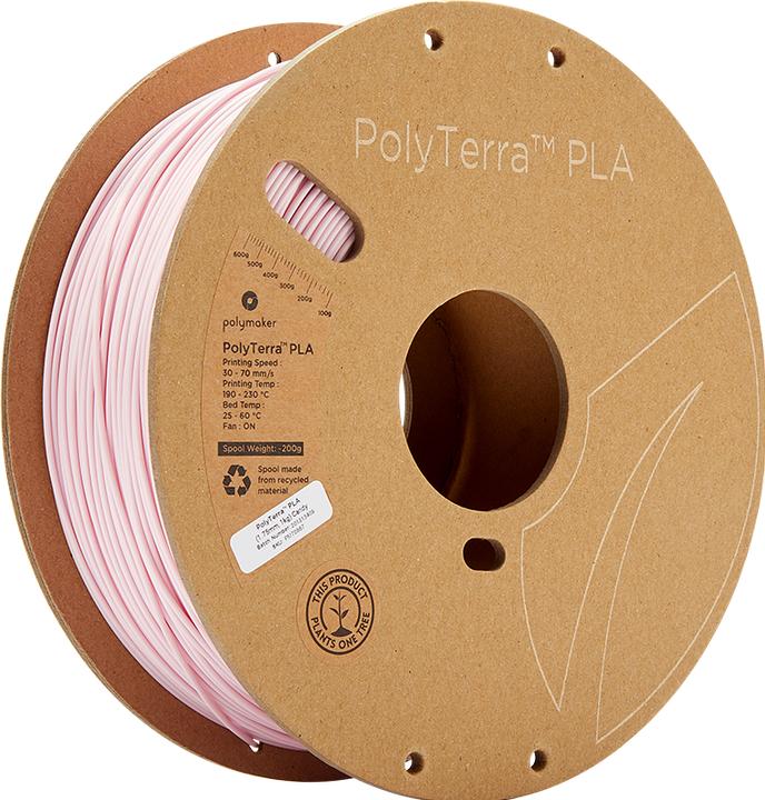 Produktbild Polymaker PolyTerra (PLA, 1.75 mm, 1000 g, Pink)