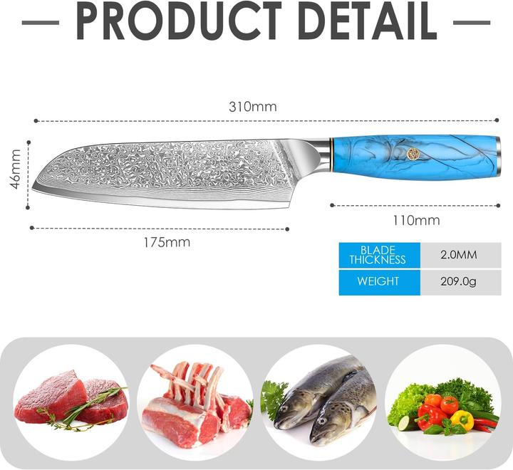 Produktbild Home Safety Santokumesser (17.50 cm)