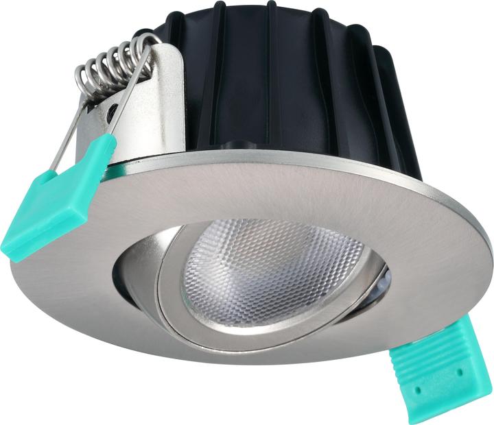 Produktbild Sylvania LED Einbaustrahler IP65 5,4W DIMCCT, chrom geb 230V, Abstr. 38, dimmbar, schw (550 lm)