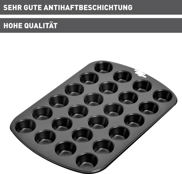Produktbild Kaiser Inspiration Mini-Muffinform für 24 Muffins 38 x 27cm antihaftbeschichtet (4 cm)