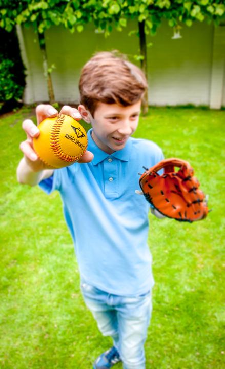 Immagine prodotto Set da baseball in finta pelle (9")