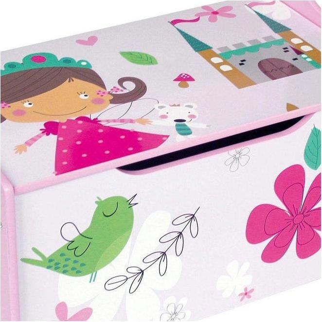 Image du produit Playwood Banc de jouets en bois Rose