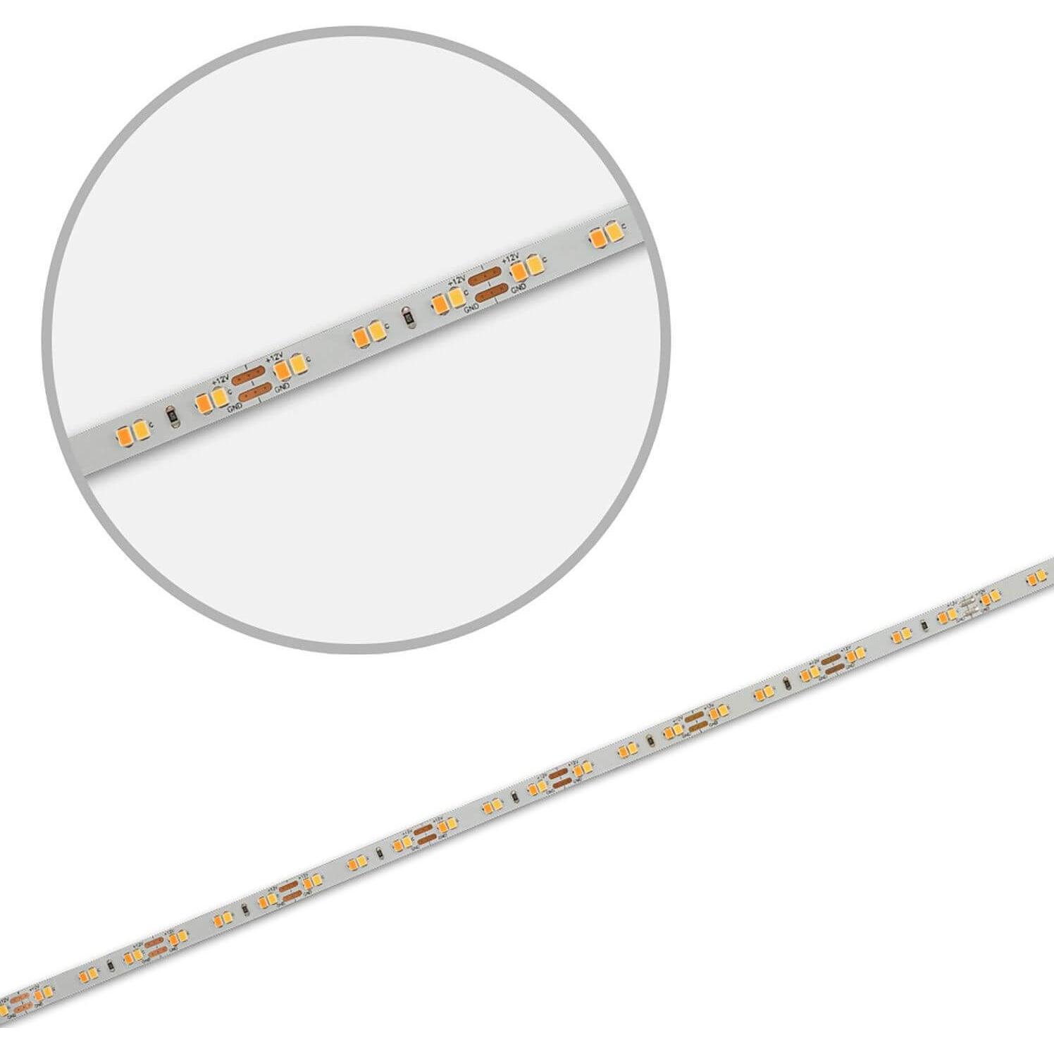 Isoled, LED Streifen, LED CRI919/940 MiniAMP Flexband Streifen, 12V, 10W, IP20, weissdyn., 250cm, Kabel beids. + mal (25...