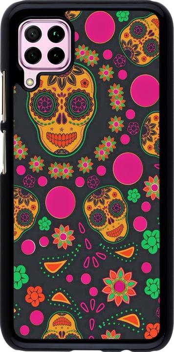 Produktbild PhoneLook Hülle Halloween 22 colorful mexican skulls (Huawei P40 Lite)