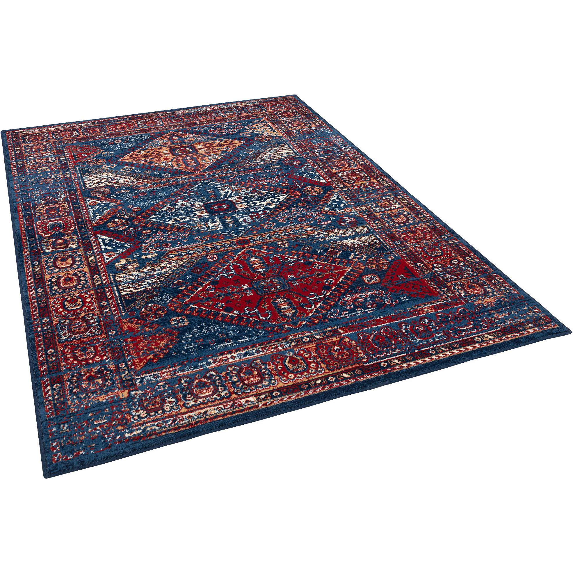 Pergamon, Teppich, Designer Teppich Pop-Vintage Orient Bordüre (140 x 200 cm)