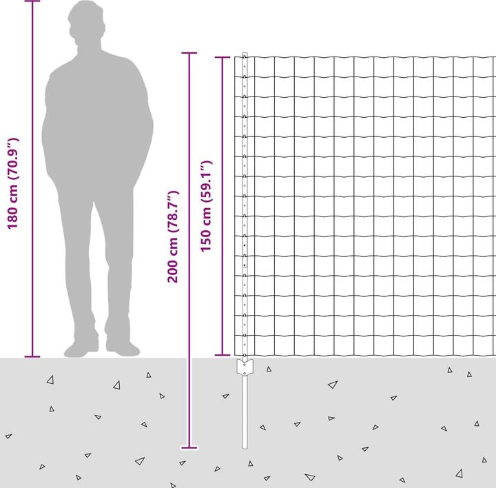 Produktbild vidaXL Aussenbarriere