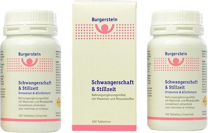 Image du produit Burgerstein Grossesse et allaitement (90 comprimés) (1 pièce(s), Cachets, 166 g)