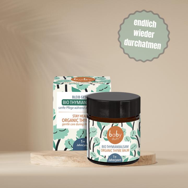 Actual product image Babyduft Stay healthy thyme balm