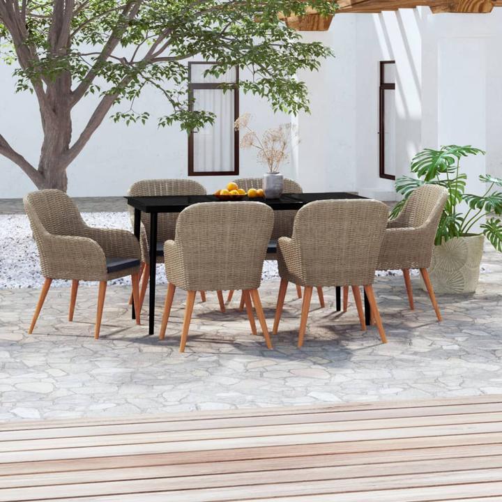 Produktbild vidaXL Garten Essgruppe (140 x 70 x 74 cm)
