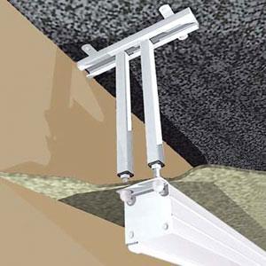Kindermann 5941-000 Gewindestange zur Deckenmontage, Beamer Zubehör, Weiss
