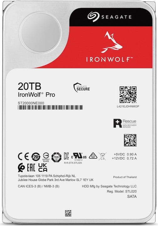 Produktbild Seagate IronWolf Pro (20 TB, 3.5", CMR)