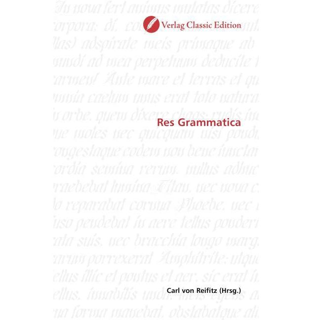 Res Grammatica, Fachbücher
