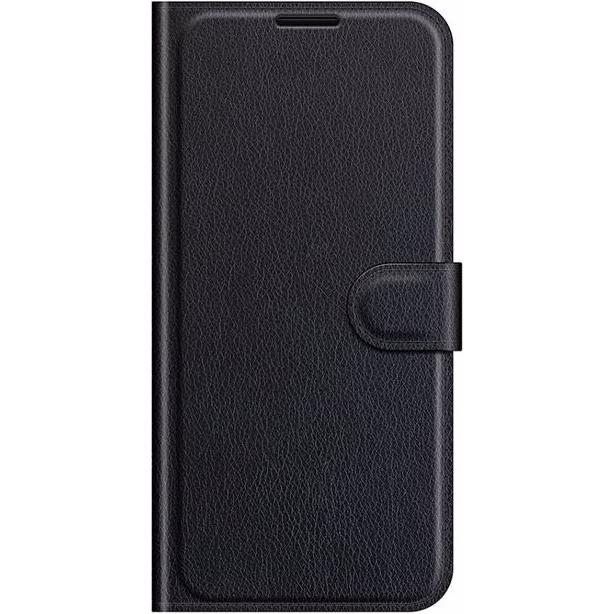 Thumbnail - MU Classic Litchi Leder Bookcover Series (Honor 50), Smartphone Hülle, Schwarz