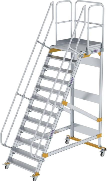 Actual product image Munk Platform stairs mobile 60° Step width 1000 mm 12 steps (Platform ladder, 290 cm)