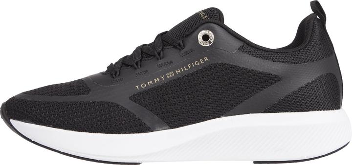 Produktbild Tommy Hilfiger Damen Runner Sneaker Active Mesh Trainer Sportschuhe, Schwarz (Black), 38 EU (38)